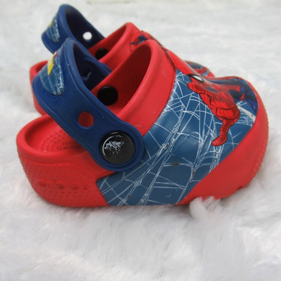 Crocs x Marvel Red Spider-Man Crocs Toddler Size 4 - Picture 2 of 11